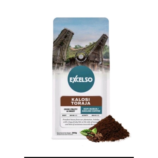 

EXCELSO KALOSI TORAJA KOPI/BUBUK GROUND 200GR