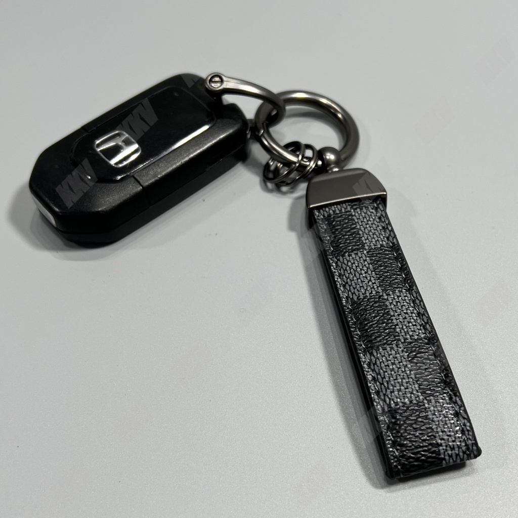 Kisi Gantungan Kunci CHAVEIRO Cars Key Chain Rope Mobil Motor Kulit + Logam