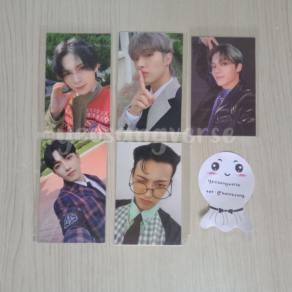 [READY] hotocard ateez zero: fever part.3 epilogue album hongjoong wooyoung yeosang mingi pc