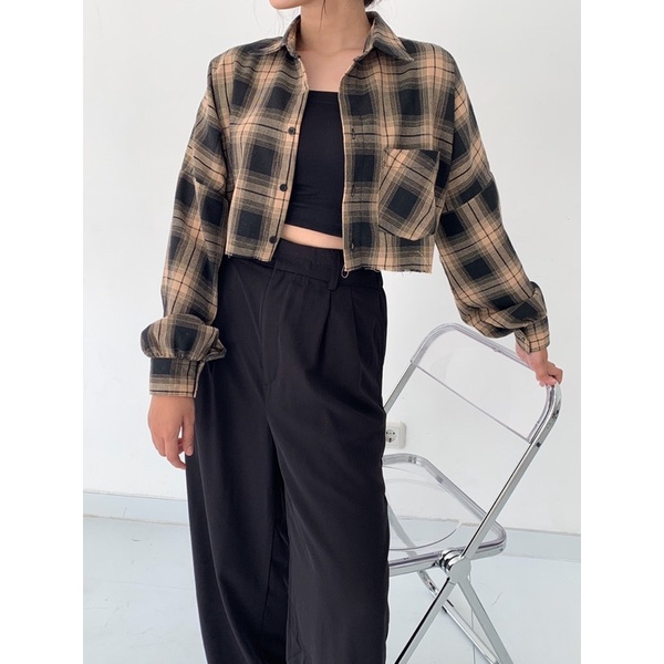 GRACE - CROP FLANEL