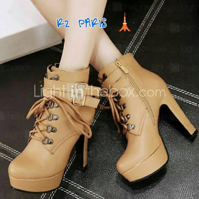 Starr seller ZPT/  OF-39  JUAL HIGH HEALS/SEPATU BOOTS WANITA /SEPATU BOOTS TERMURAH