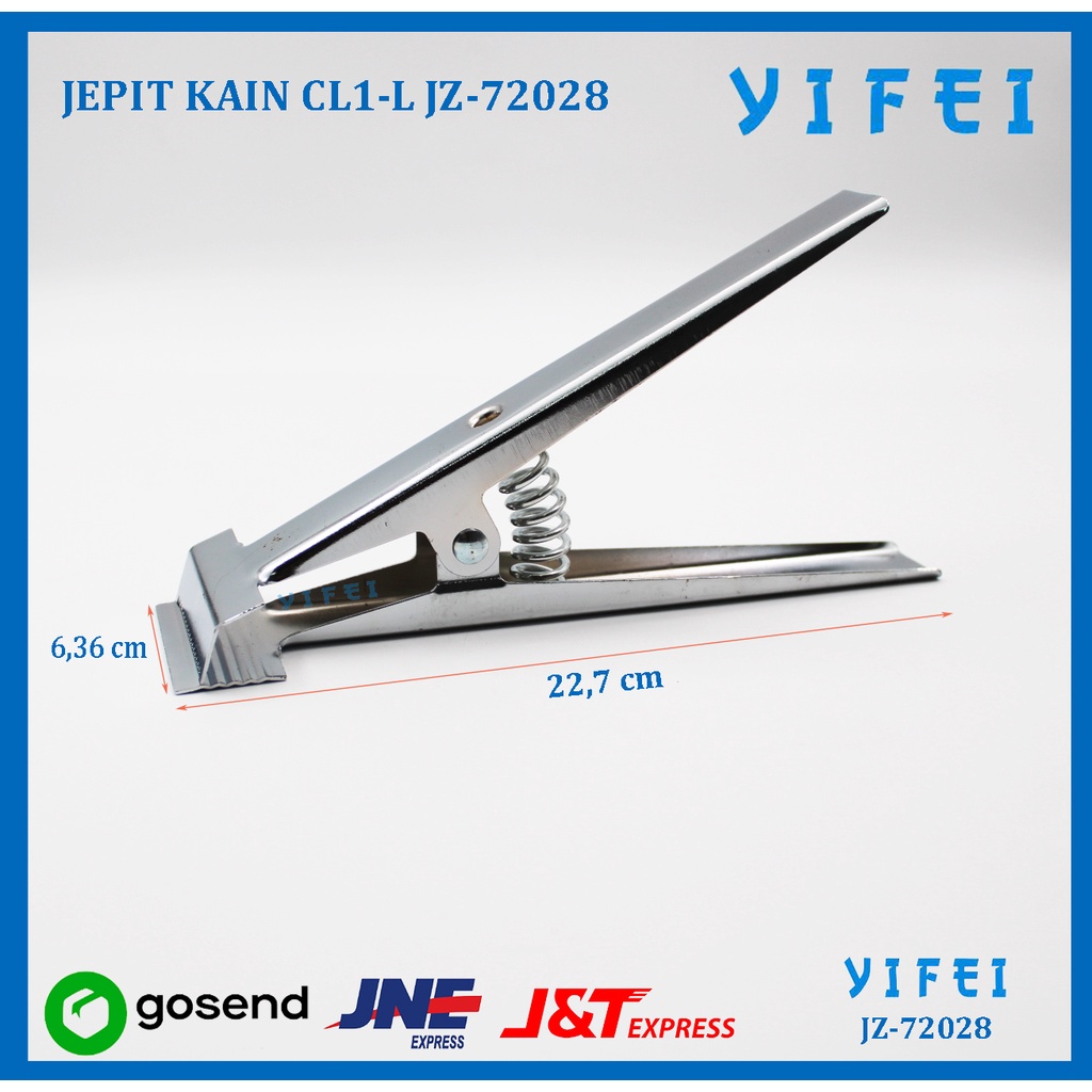 Penjepit Kain Bahan / Cloth Clamp CL1-L YIFEI-72028