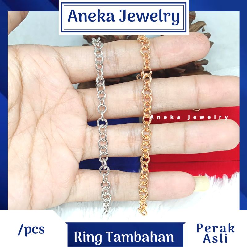 Ring Tambahan, Perak 925, Lapis Emas Murni