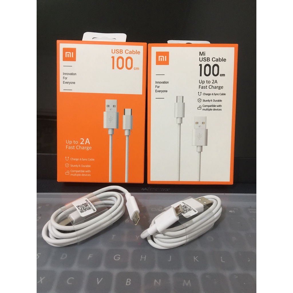 KABEL DATA XIOMI USB 2A 100 CM  FOR XIAOMI REDMI 4X / REDMI 9A / REDMI NOTE 4 / REDMI NOTE 5 / REDMI NOTE 6