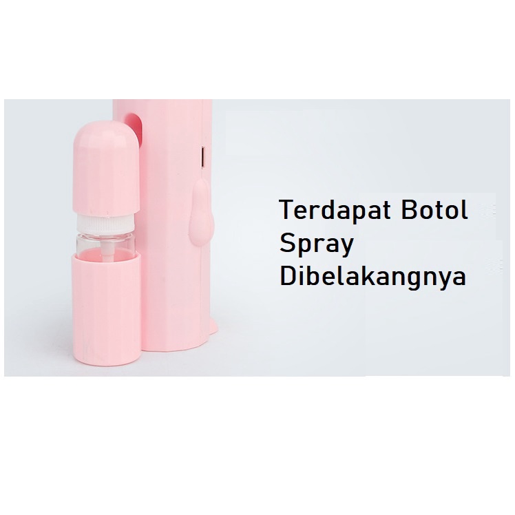 Kipas Angin Mini 2 In 1 Humidifier Kipas Angin Portable Spray