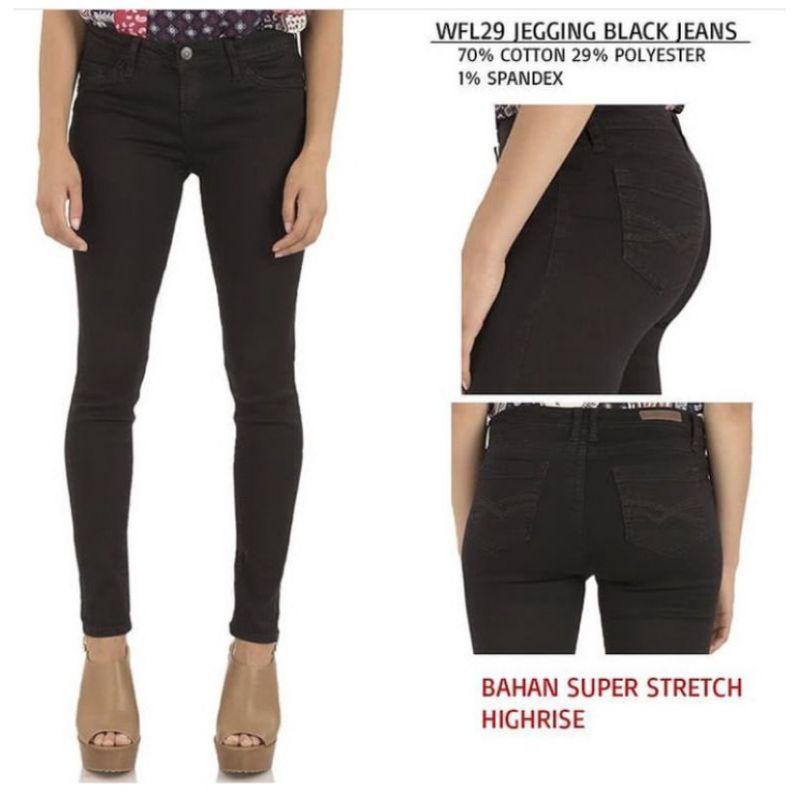 Celana Jeans Wanita Skinny Long Pants Wallflower Original Branded