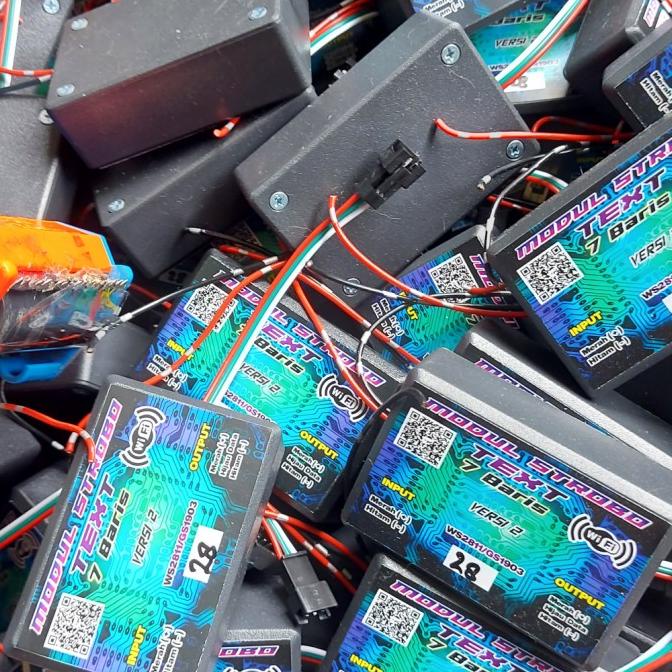 modul strobo 7 baris versi 2 led ws2811