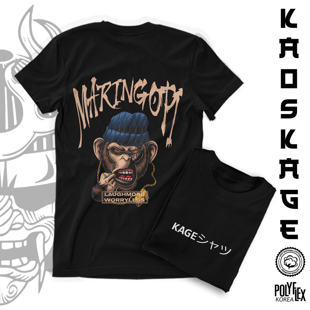 Baju MARI NGOPI Kaos Tukang Ngopi KAOS KAGE