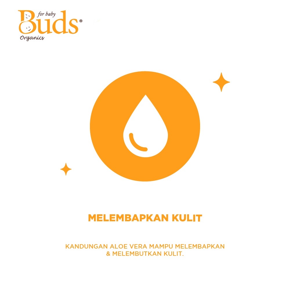 BUDS ORGANICS NAPPY TIME SOOTHING CREAM LOTION/KRIM PERAWATAN RUAM POPOK BAYI 50ml exp 05/2025