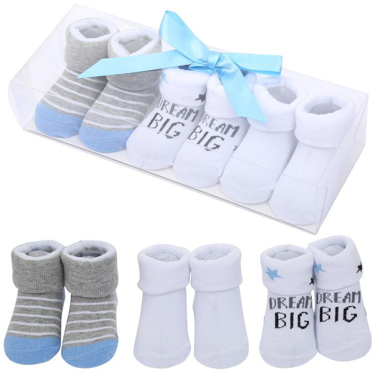 [JUALSEMUA18] 3 Pasang Kaos Kaki Gift Set Bayi / Baby Socks Gift Set 3 Pairs KK01