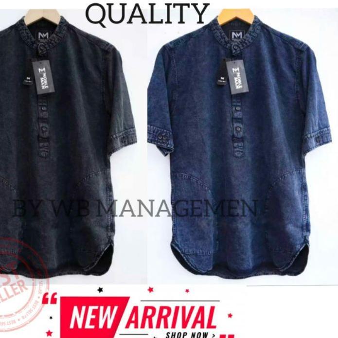 Baru - Baju Koko Pakistan Kurta/Kemeja Casual Koko Kemeja Koko Pria Dewasa QurtaBaju Koko Kurta Levi