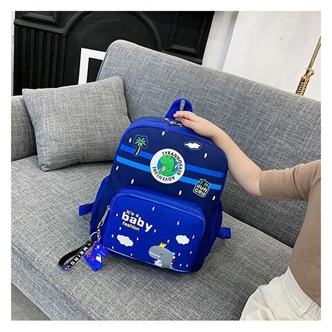 Tas sekolah anak laki-laki anak perempuan backpack sekolah anak tk sd smp sma kuliah baby dyno-3