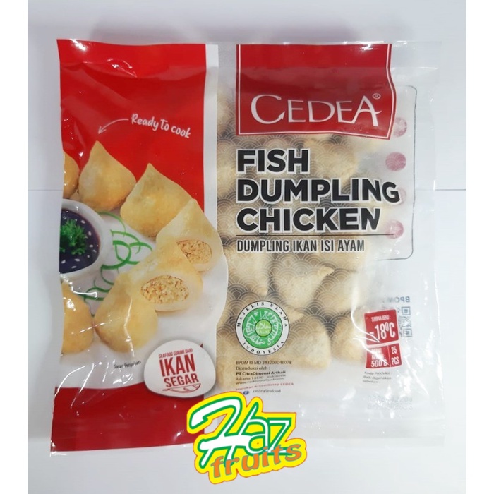 

CEDEA Fish Dumpling Chicken / Dumpling Ikan Isi Ayam - 500gr