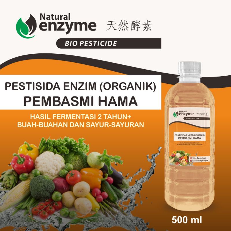 Cairan Enzim Peptisida ( Pembasmi Hama)kemasan botol PET 500 ml