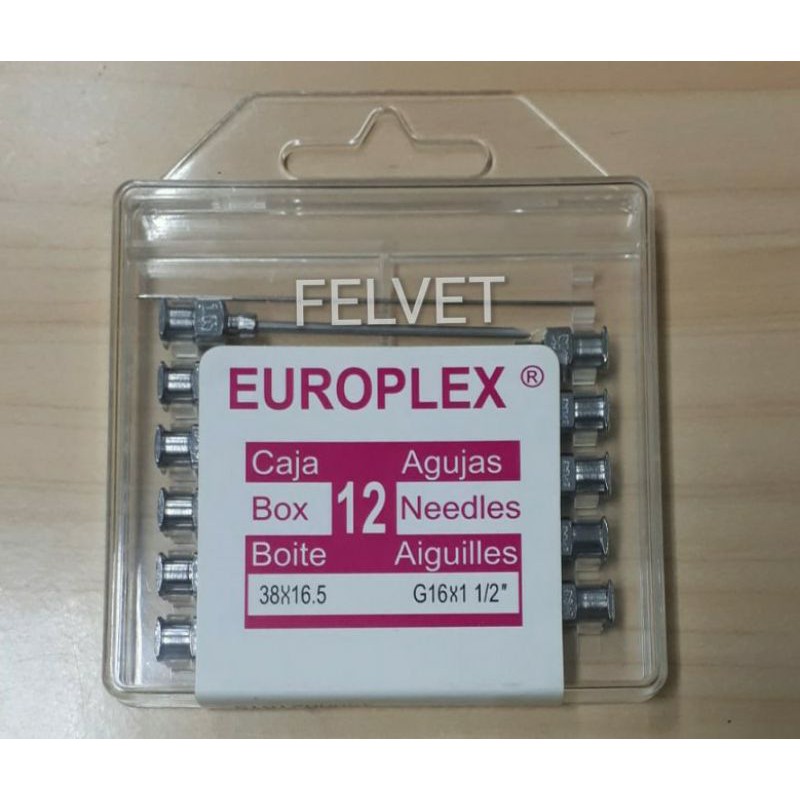 Jarum Europlex  16-20 G