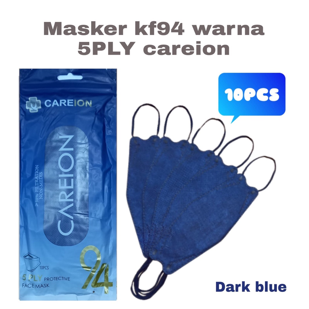 MASKER KF94 5PLY EMBOS ISI 10 NEW EDITION KF 94 5 PLY CAREION PREMIUM