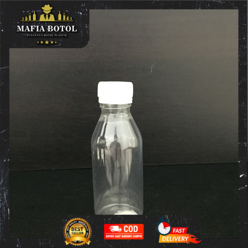 Botol Plastik PET 100 ml tebal botol kapsul