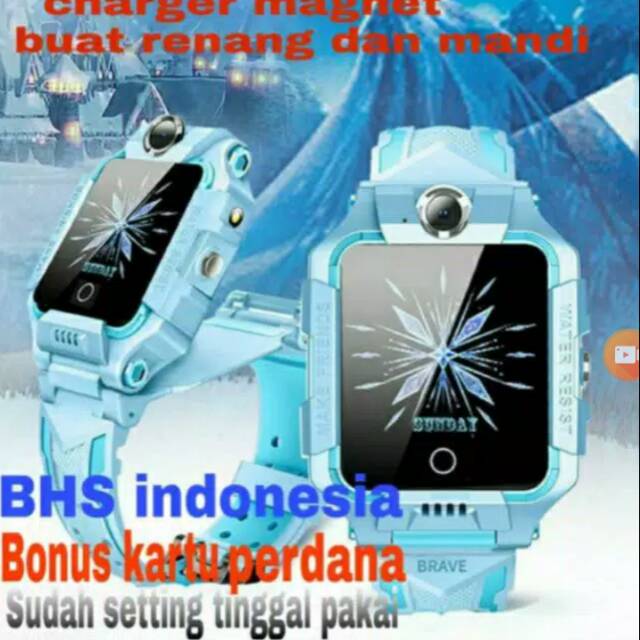 [COD] Smartwatch Jam Imoo Z6 series Frozen Bisa Muter 360°°  Cas Magnet - aroofficial