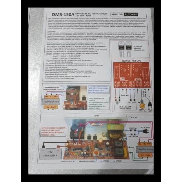 Kit Charger Accu Kit Charger Aki Charger 150A Promo Special