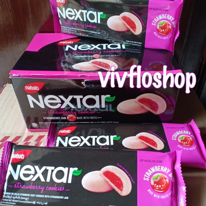 

T20R Nextar Strawberry Cookies (Box Isi 10) Ht501Gr