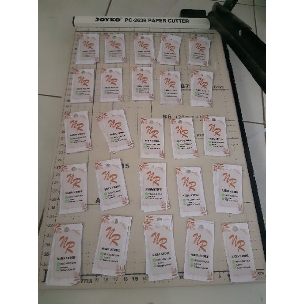 

100 pcs Label baju