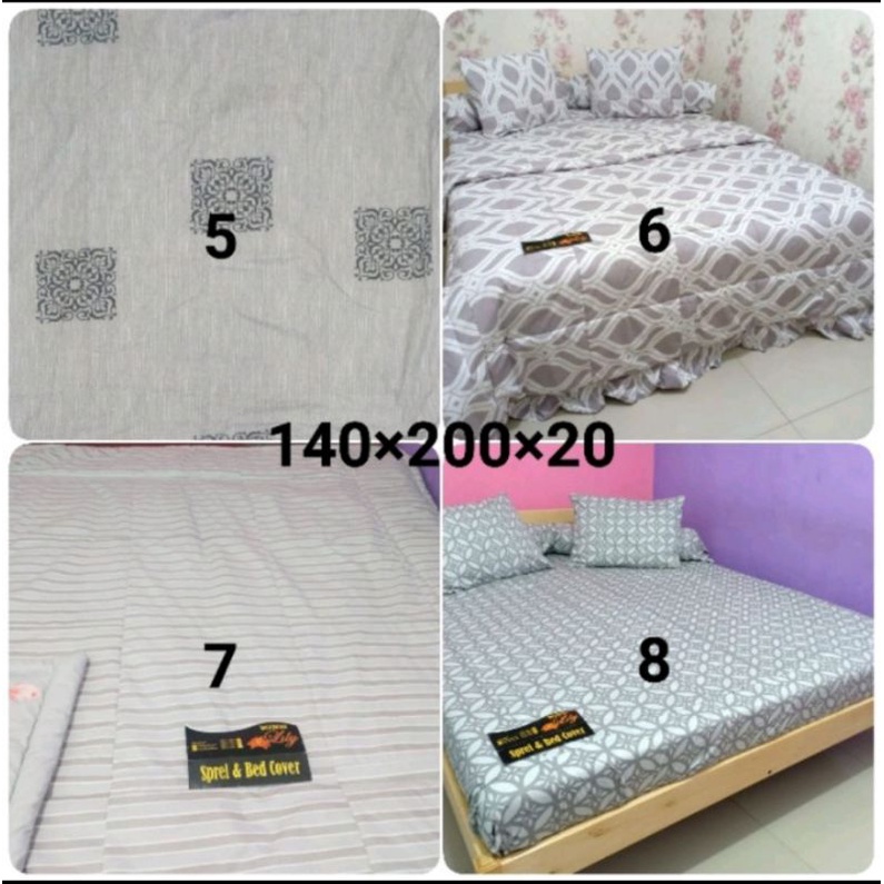 Sprei PERCA my love 140x200x20 motif 2