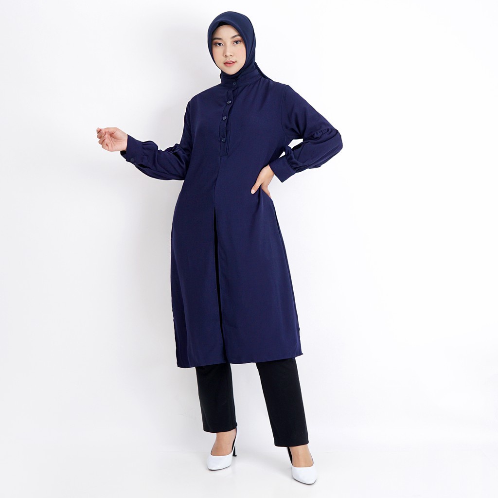 LONG TUNIK POLOSAN WANITA BUSUI 802