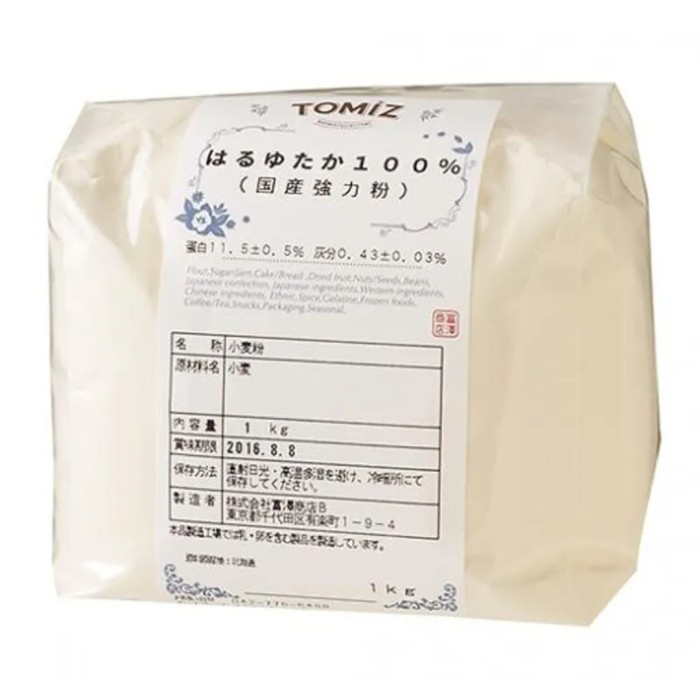 

BISA COD Tomiz Bread Flour Haruyutaka 100% Wheat 1kg - Tepung Gandum Jepang