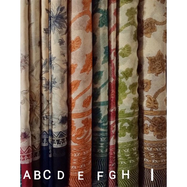 SALE Kain Sifon Motif (Kualitas kain biasa standard) Harga per 0.5 Meter