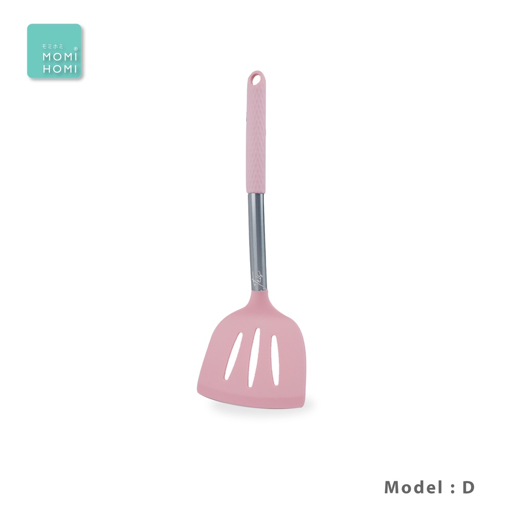 PAPIKA Alat Masak Silicone 03 Cooking Utensil / Spatula Silicon / Utensile Tahan Panas / Sutil Silicon / Sodet Silikon Kitchen Tool / Alat Masak Silikon Anti Lengket Food Grade Capitan Jepitan Kue Gorengan Kitchen Silicon Utensile Set Cookware BPA FREE