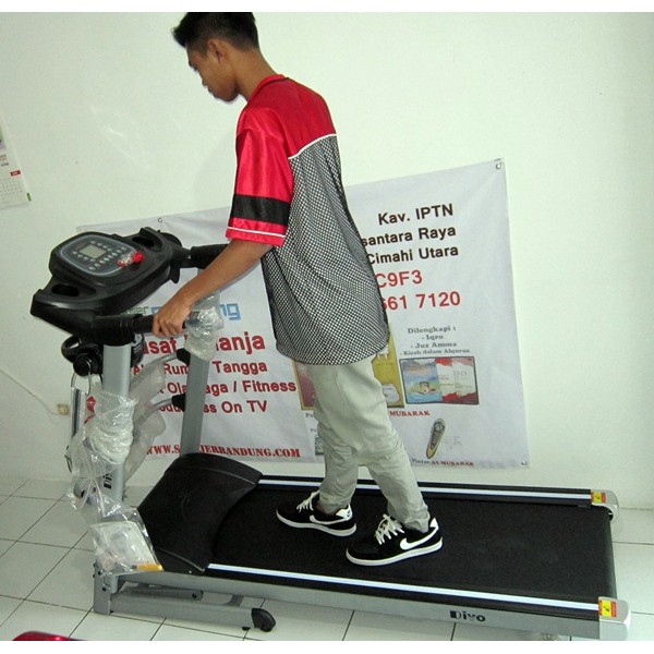 Jual Treadmill Elektrik 3 fungsi 8012 DL DIVO Murah