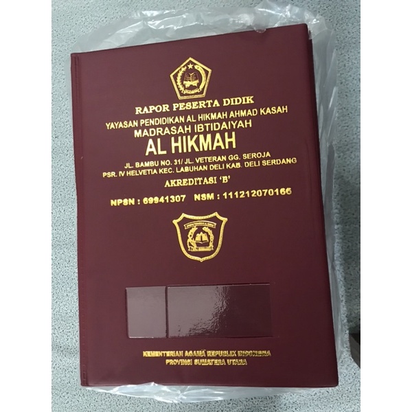 SAMPUL RAPORT K13