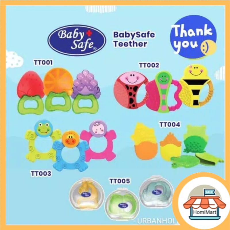 BABY SAFE Teether Mainan Gigitan Bayi TT001 TT002 TT003 TT005