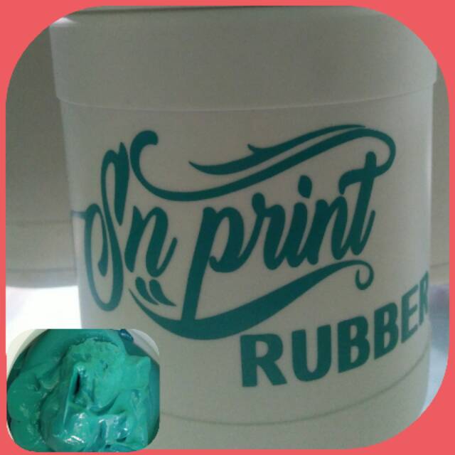 cat rubber Hijau SN PRINT sablon  kaos  1 2kg Shopee Indonesia