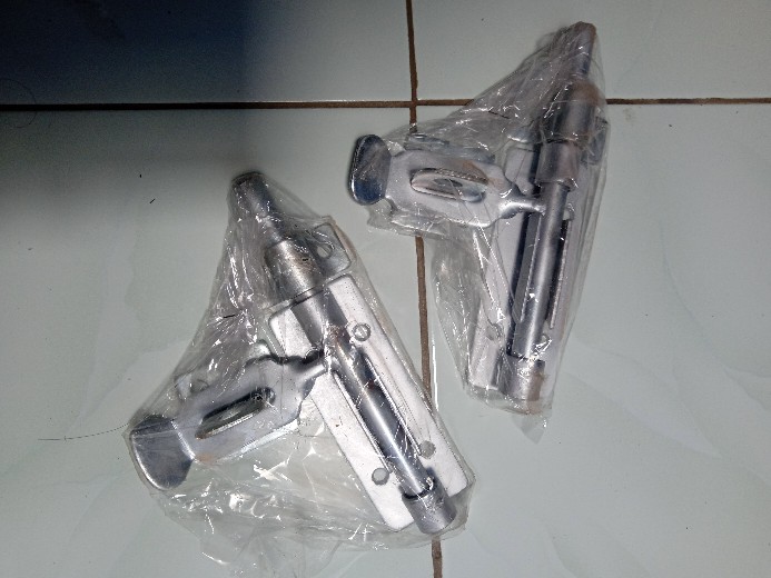 Grendel Pintu Pagar/slot Samping Gembok Besi