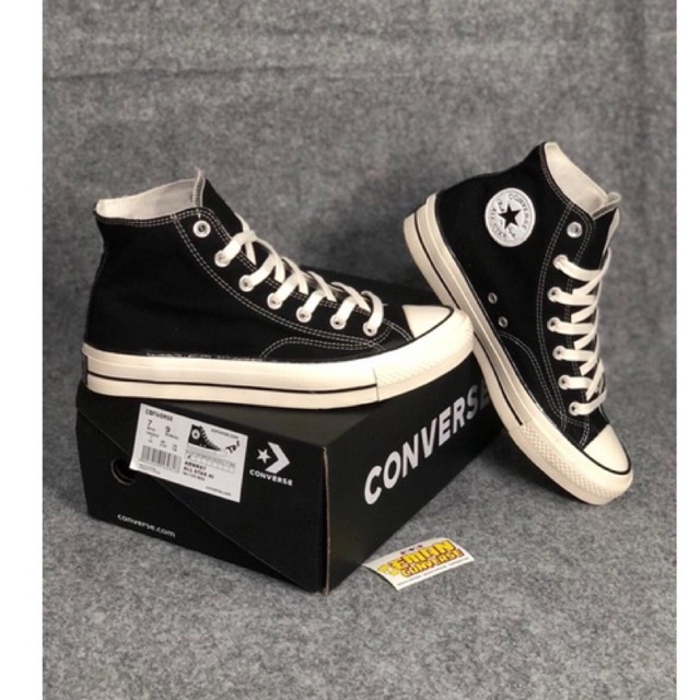 CONV3RSEE 70s Hi Black Whaite PREMIUM MADE IN VIETNAM