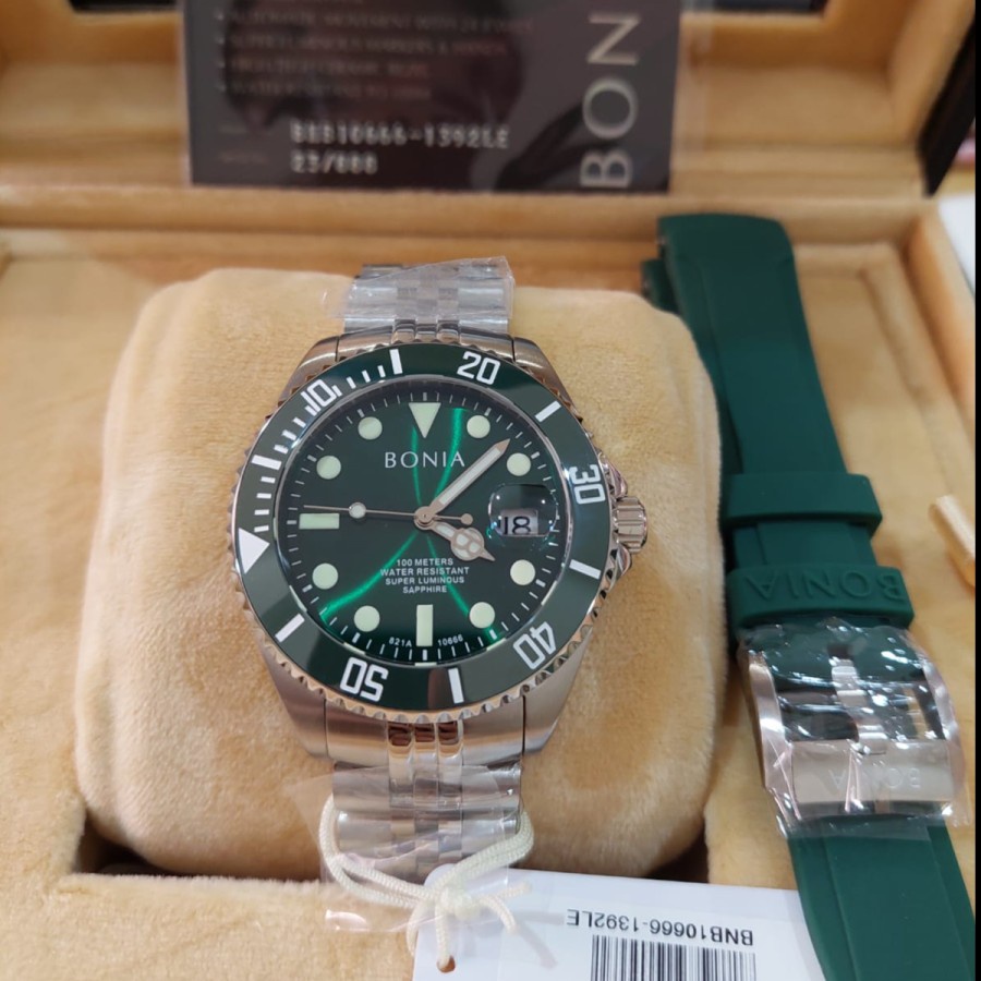 JAM PRIA BONIA SAPPHIRE BNB10666-1392LE AUTOMATIC LIMITED EDITION ORIGINAL