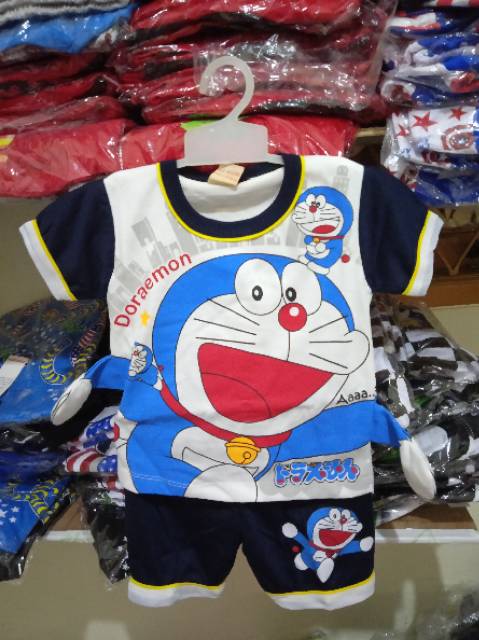 STELAN ANAK BABY TANGAN BONEKA DORAEMON USIA 0-1THN