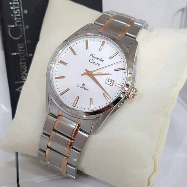 JAM TANGAN ALEXANDRE CHRISTIE AC8554 KOMBINASI ORIGINAL