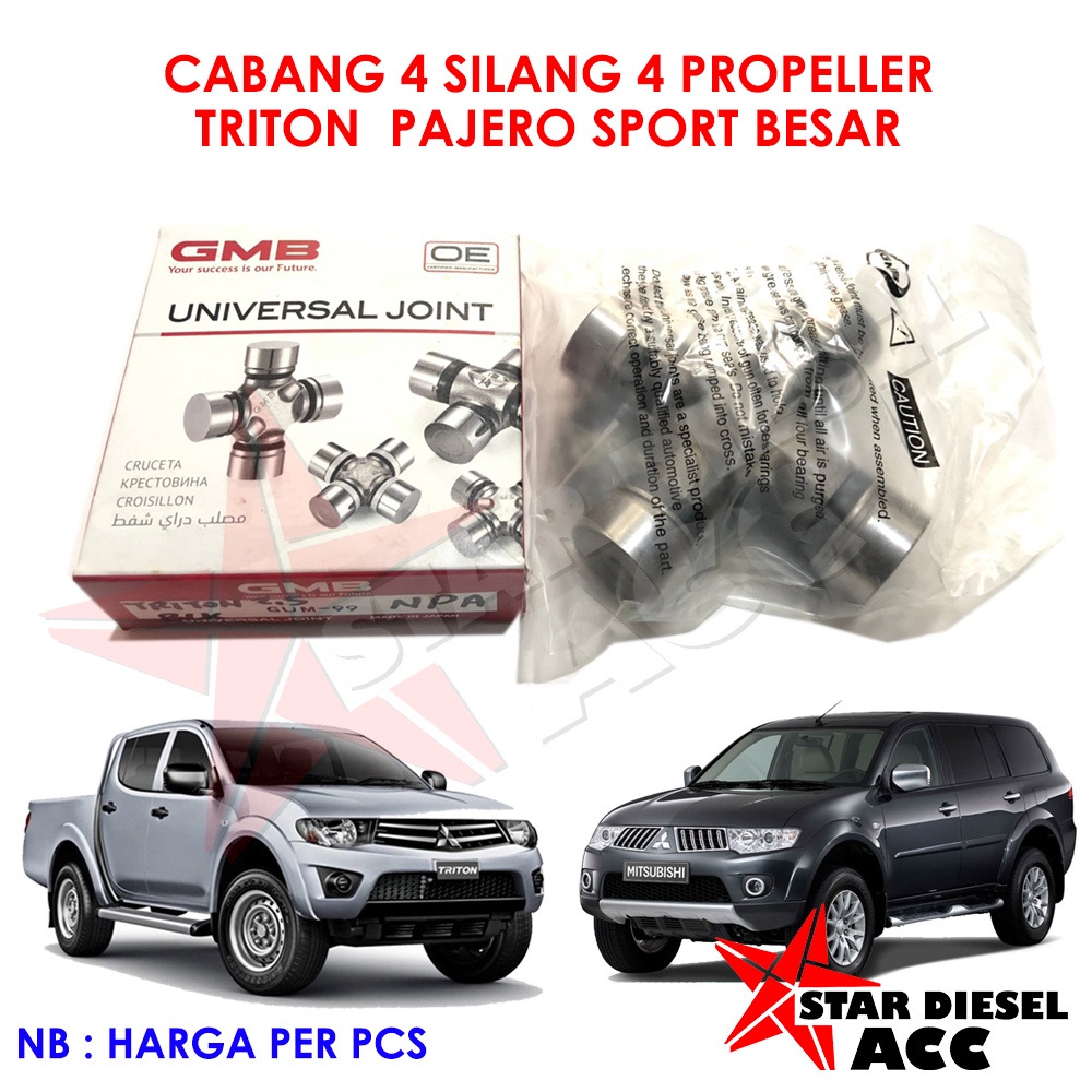 PROPELLER TRITON CABANG 4 PROPELLER BESAR BELAKANG PAJERO SPORT TRITON 2.5 TURBO