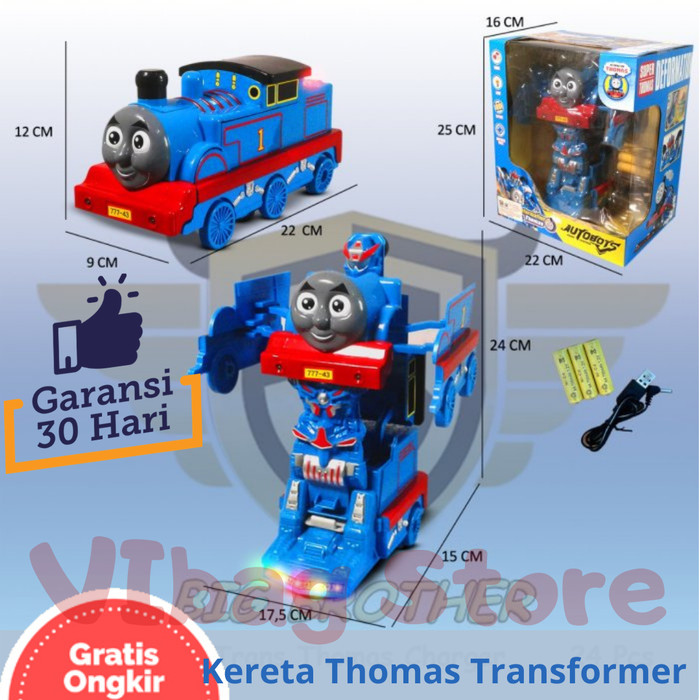 Mainan Kereta Thomas Train Mainan Anak Robot Remote Control OTB028
