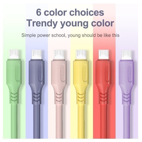 Kabel Data Macaron Micro Usb Type C Cable Data Macaron Lightning - SC