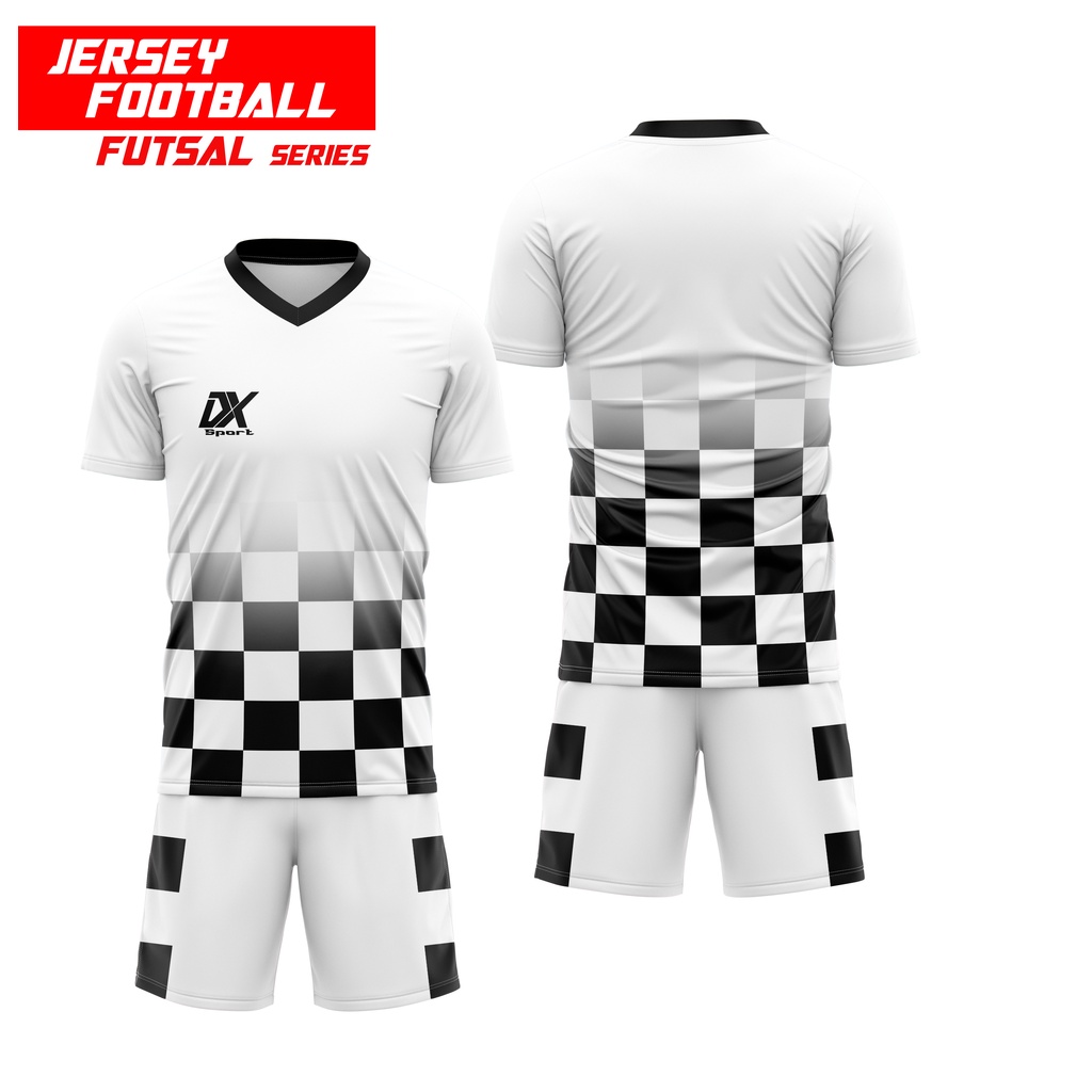 BAJU JERSEY BOLA FUTSAL DX SERIES I FULLPRINTING ONE SET PREMIUM