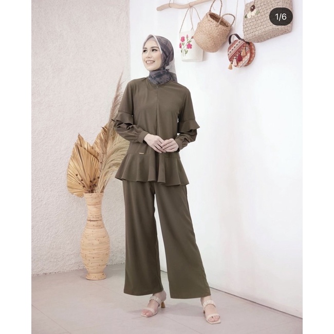 preloved one set Dandelion knit color storm size S by wearing klamby