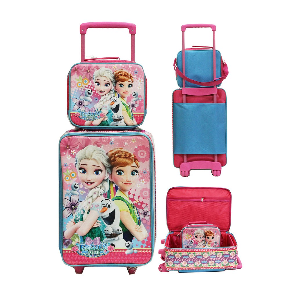 Terbaru Promo Tas Murah Tas Trolley Anak Tk Atau Pg - Unicorn Pel UT153 Set Koper Frozen Fever Dan