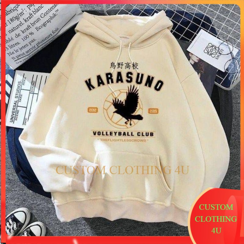 Sweater Jaket Hoodie  Haikyuu Karasuno Hodie Unisex  Haikyu Jaket Karasuno