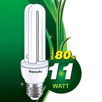 Lampu Hannochs PLC 2U, 3U ( Lampu Hemat Energi)