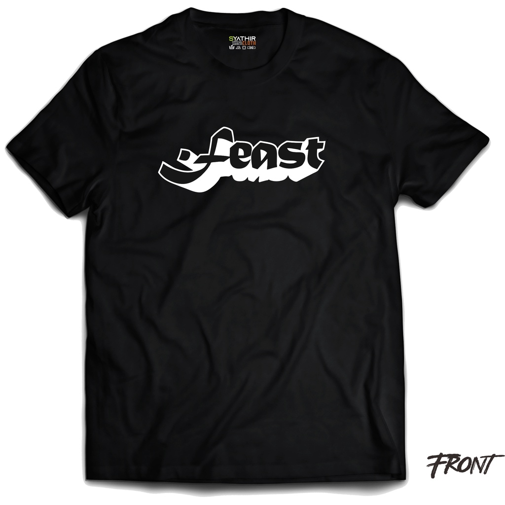 T-shirt Band Indie Feast | Peradaban | Bootleg Premium Hardlist