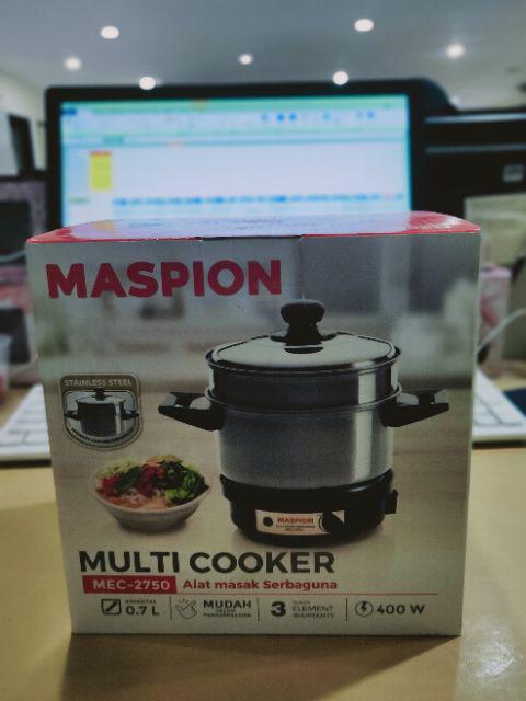 Maspion Mec 2750 Multi Cooker Alat Masak Serbaguna Panci Elektrik