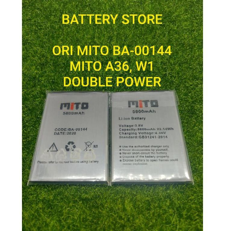 Battery Batre Batu Baterai Mito W1 A36 BA-00144 BA00144 BA000144